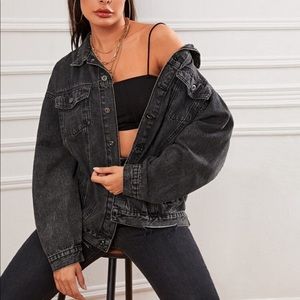 Raw Hem Denim Trucker Jacket